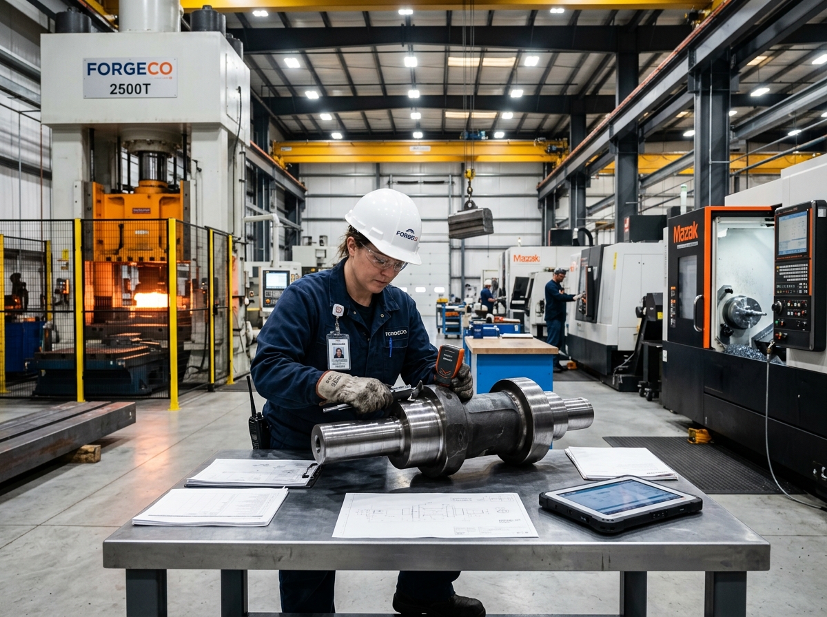 Ankita Forge Industries Manufacturing and Inspection Floor