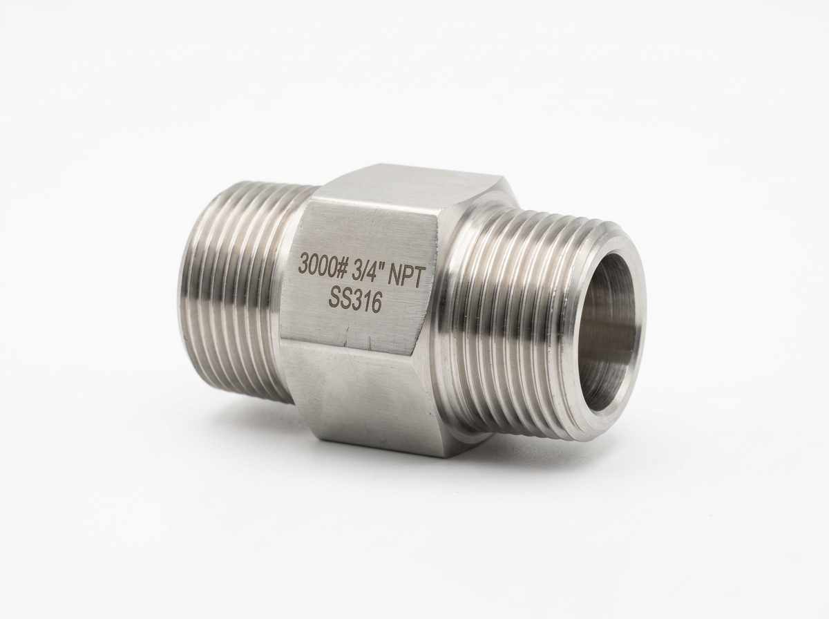 Threaded Hex Nipple